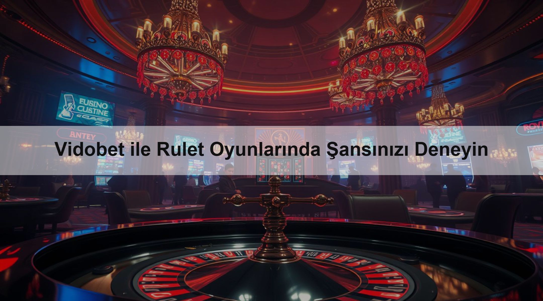 Vidobet ile Rulet Oyunlarında Şansınızı Deneyin
