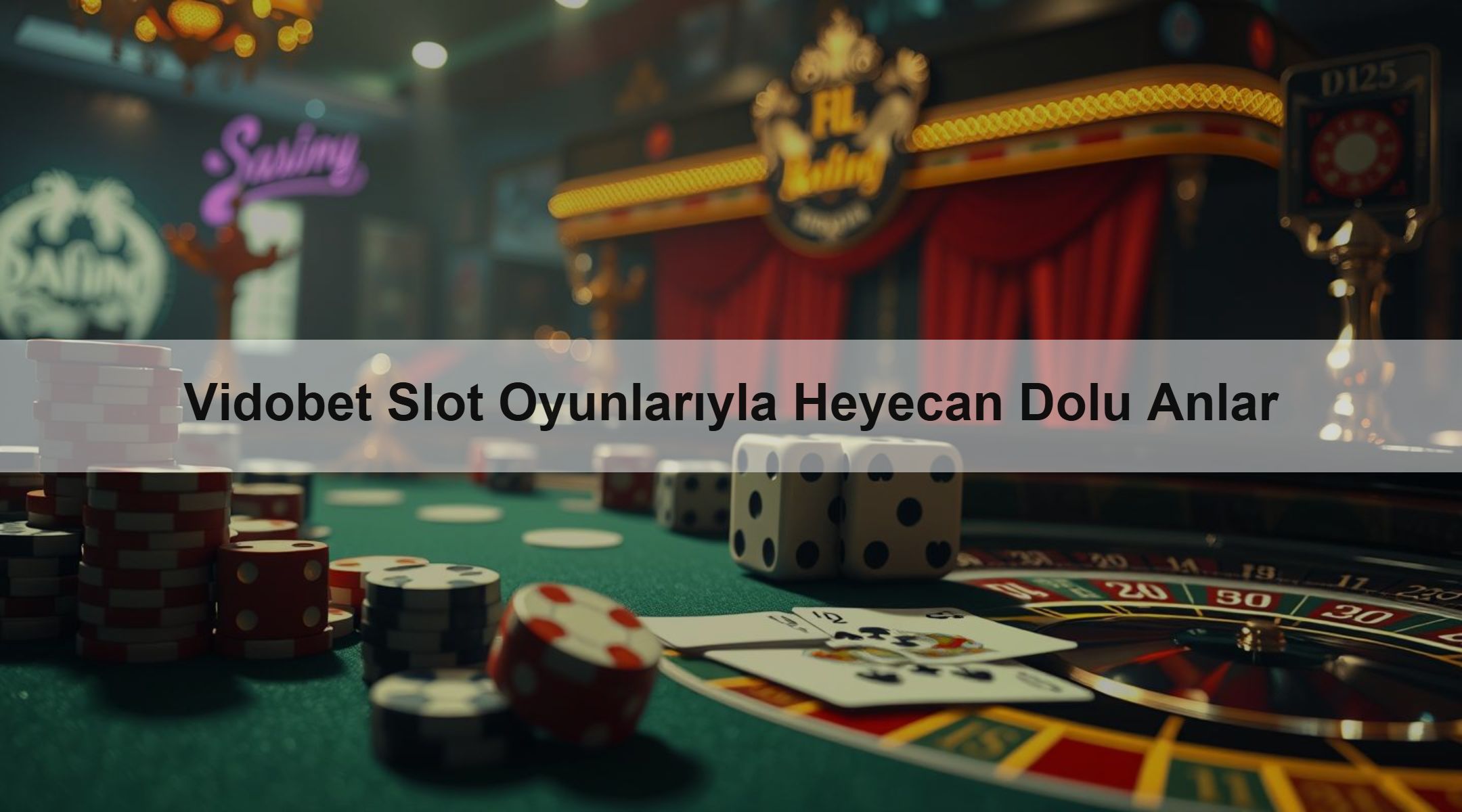 Vidobet Slot Oyunlarıyla Heyecan Dolu Anlar