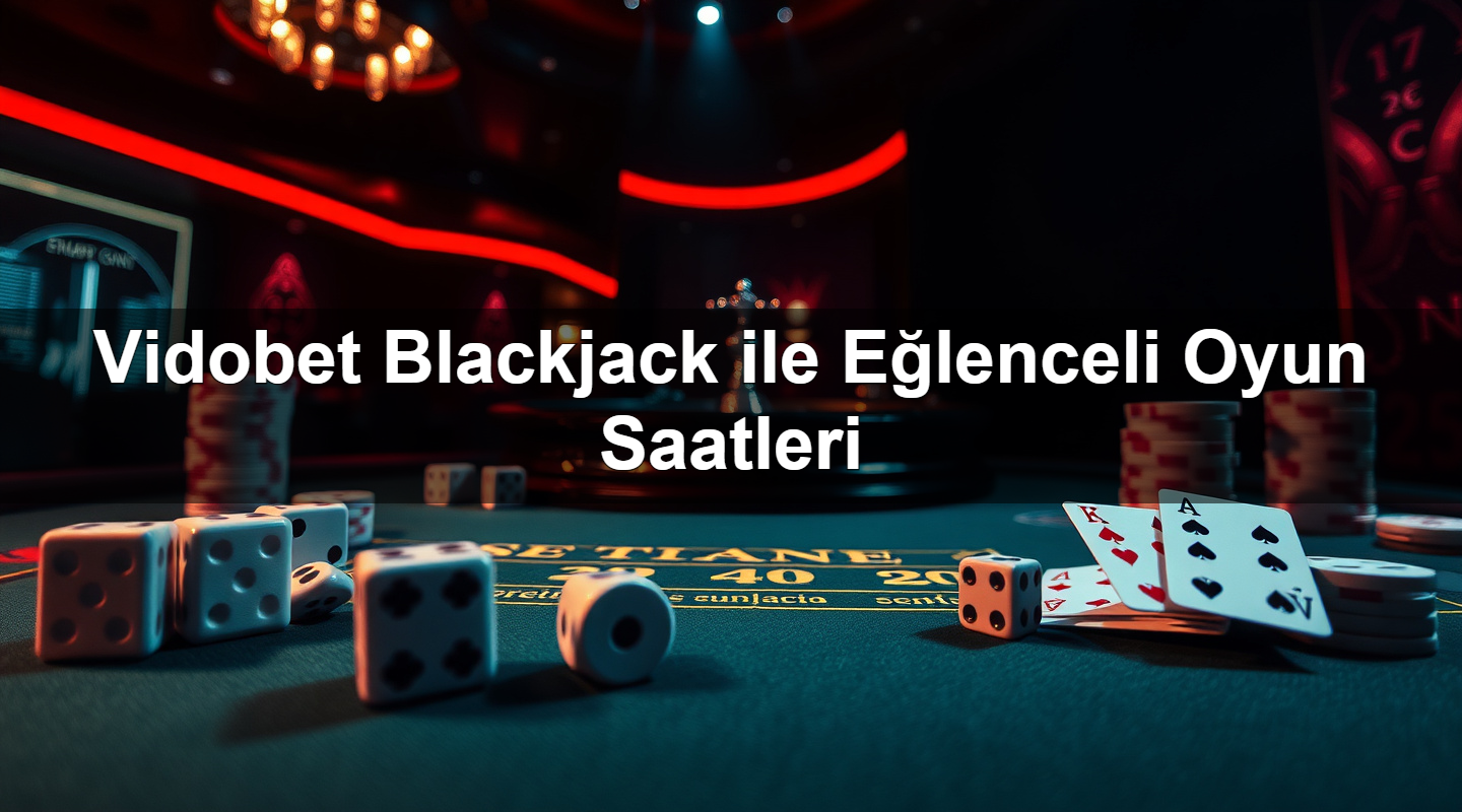Vidobet Blackjack ile Eğlenceli Oyun Saatleri 2 Vidobet Blackjack ile Eğlenceli Oyun Saatleri
